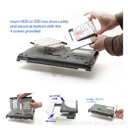 12.7mm 2nd hdd case for IBM ThinkPad T20 T22 T23 T24 T30 R31